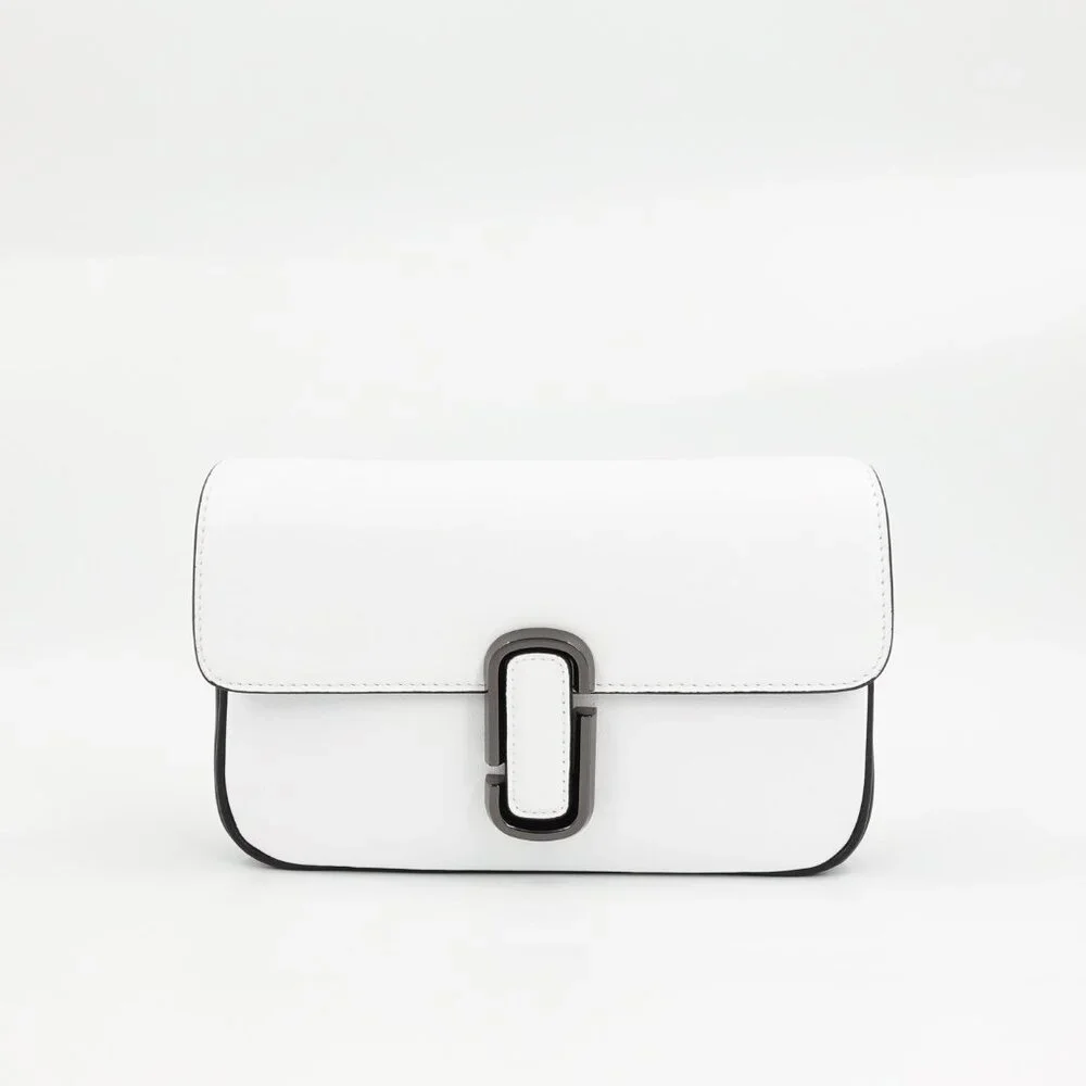 Marc Jacobs Women's The Bicolor J Marc Shoulder Bag White OS